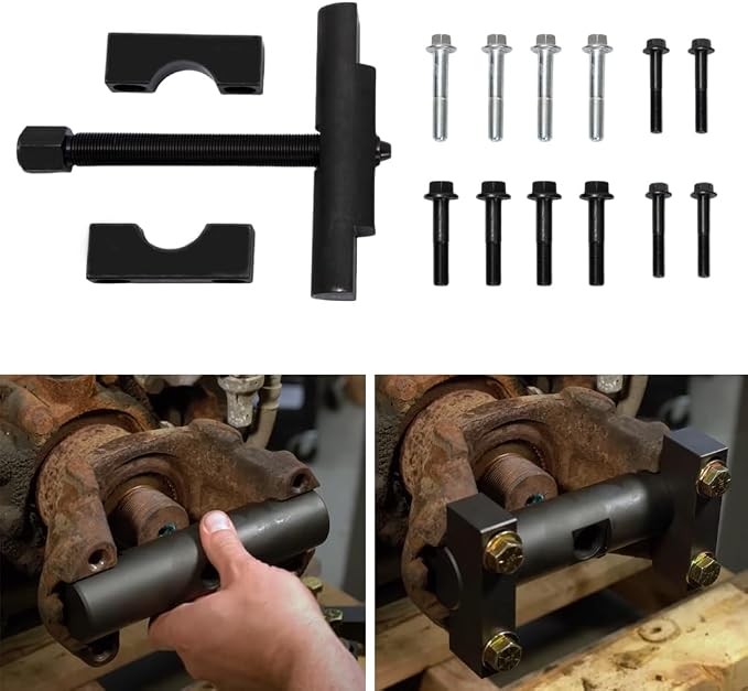 HY-SPEED 60050 Yoke Puller, 10803 Heavy-Duty Yoke Removal Tool Kit Made for Class 6-8 Transportation Trucks & Equipment, for Semi Trucks