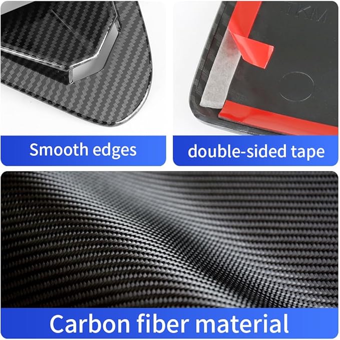 Carbon Fiber Style Car Steering Wheel Trim Cover Panel Accessories for Subaru Crosstrek 2018-2025，Forester 2019-2024，Impreza 2017-2025，Ascent 2019-2025，Legacy 2018-2025，Outback 2018-2025
