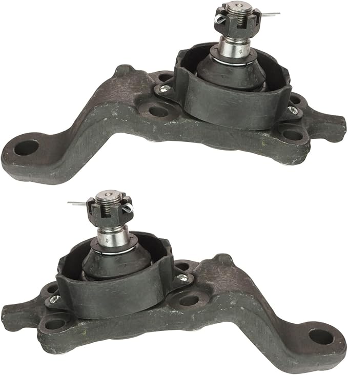 TRQ Front Lower Driver and Passenger Side Ball Joint Set Compatible with 04-07 Toyota Sequoia 04-06 Tundra