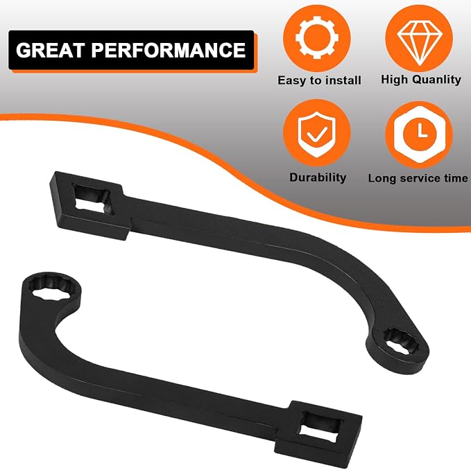 YMT 12MM & 15MM Turbo Charger Bolt Wrench 12-Point Wrench Tool Set Fits for Cummins ISB Turbo Diesel Engines 5.9L 6.7L, Replace for 9866 9866A 9866B