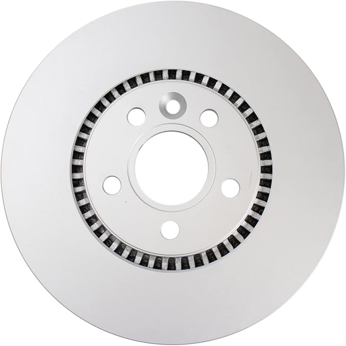 TRQ Front Brake Rotor Set G Coated Vented Compatible with 2008-2015 Land Rover LR2 2007-2018 Volvo S60 S60 Cross Country S80 V60 V60 Cross Country V70 XC70