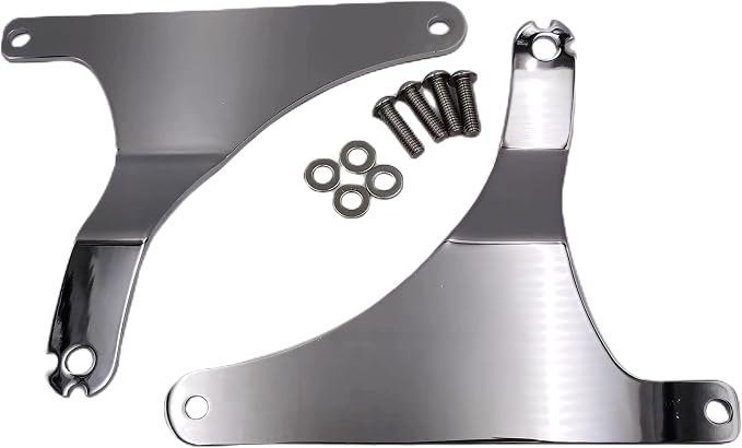 Adjustable Driver/Passenger Seat Backrest Component:Fixed Mounts (Fat Boy 08-17(Chrome))