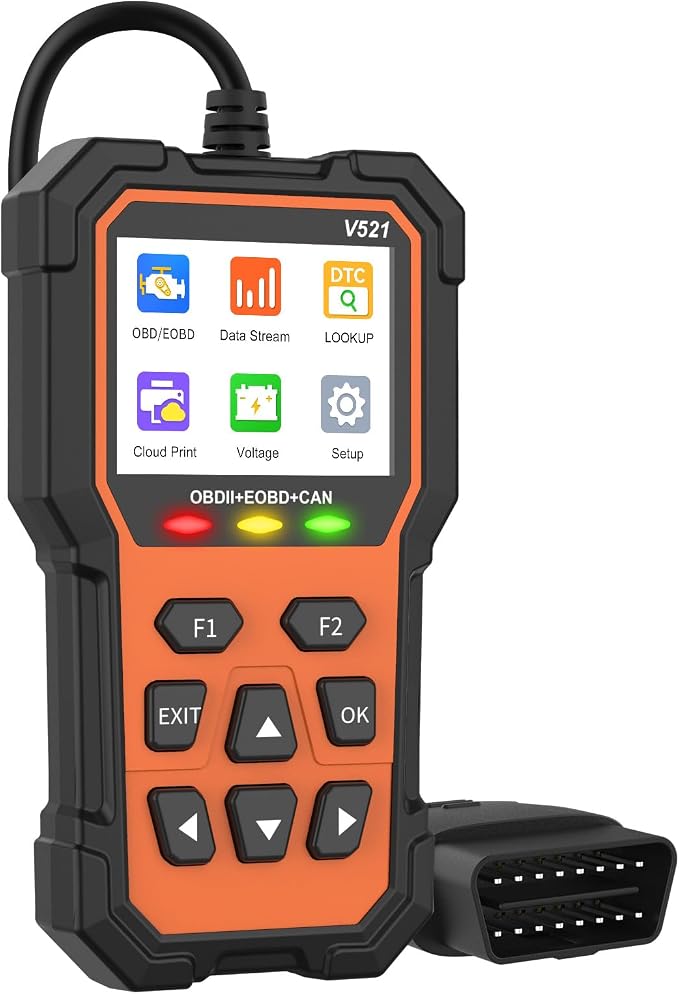 MMOBIEL OBD2 Scanner [Pro Edition] – Full System Car & Truck Code Reader with Check Engine Reset, Live Data, Mode 6 & 8, EVAP & Oxygen Sensor Test, Cloud Print – Universal OBDII/EOBD Scan Tool