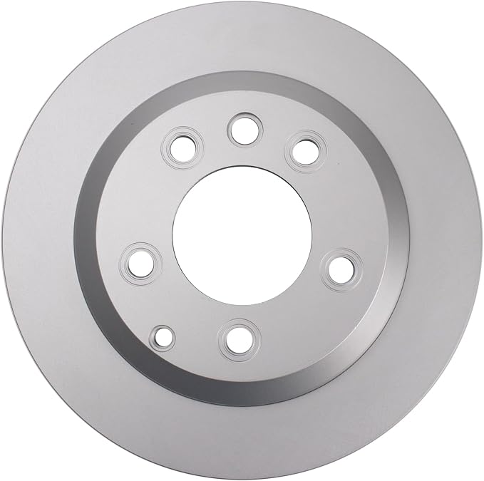 TRQ Rear Brake Rotor Set Coated Compatible with 2007-09 Audi Q7 2014-15 Audi Q7 2004-08 Volkswagen Touareg 2011-17 Volkswagen Touareg