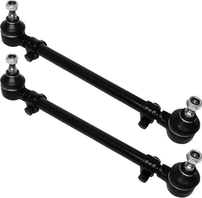 TRQ Front Inner and Outer Tie Rod Assembly Driver and Passenger Side Compatible with 1982-1997 BMW 5 Series 6, 7 Series