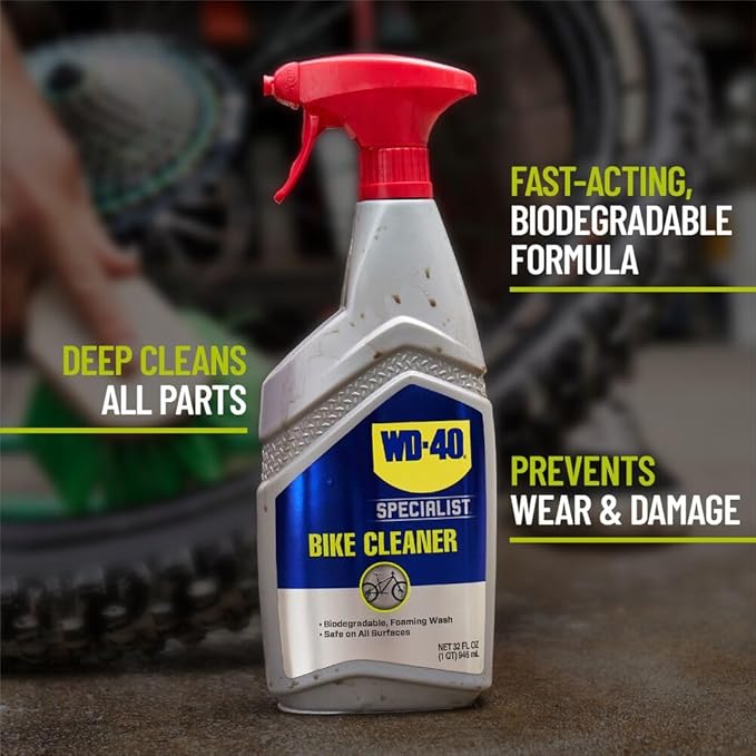 WD-40 Specialist Bike Cleaner, 32oz, foaming Trigger
