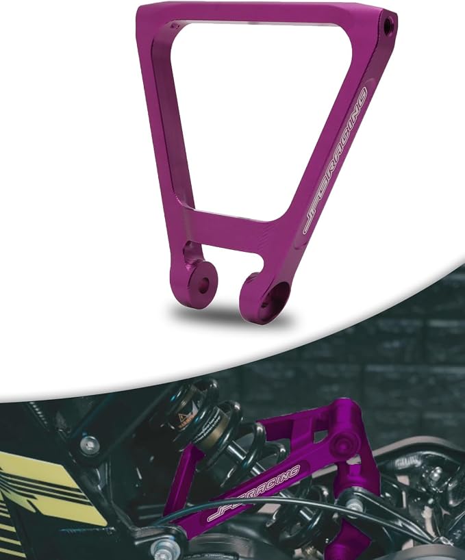 JFG RACING Sur Ron Suspension Triangle Linkage 7075 Al Progressive Link Kit for Sur Ron X/S X160 X260 Electric Dirt Bike, DEEPSKY PURPLE