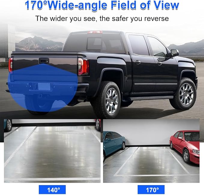JDMON Backup Camera Replacement for Chevy Silverado GMC Sierra 1500 2500 HD 3500 HD 2016-2019 Reverse Park Assist Camera Replacement for 592-056 23244435 84079952 V51-74-0050