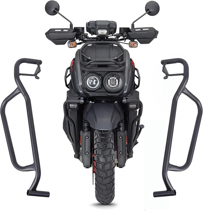 Mokuo Iron Motorcycle Frame Guard Crash Bar Protector Fit for 2023 Yamaha Zuma 125 Enhanced Version