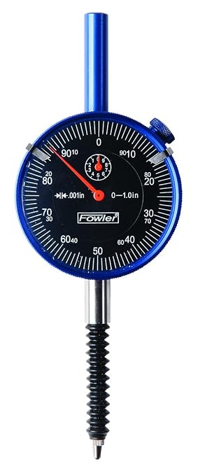 Fowler 52-520-465-0, Ip54 Dial Indicator with 0-1" Measuring Range