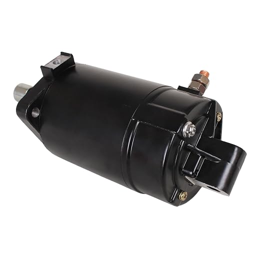 SouthMarine Outboard Engine 6E5-81800-10 6E5-81800-11 12 Starter Motor for Yamaha 115HP-200HP, 50-825095 for Mercury 40HP-50HP, S114-323A/B/C S114-323CN for Hitachi, fit Sierra 18-6413, fit Arco 3426