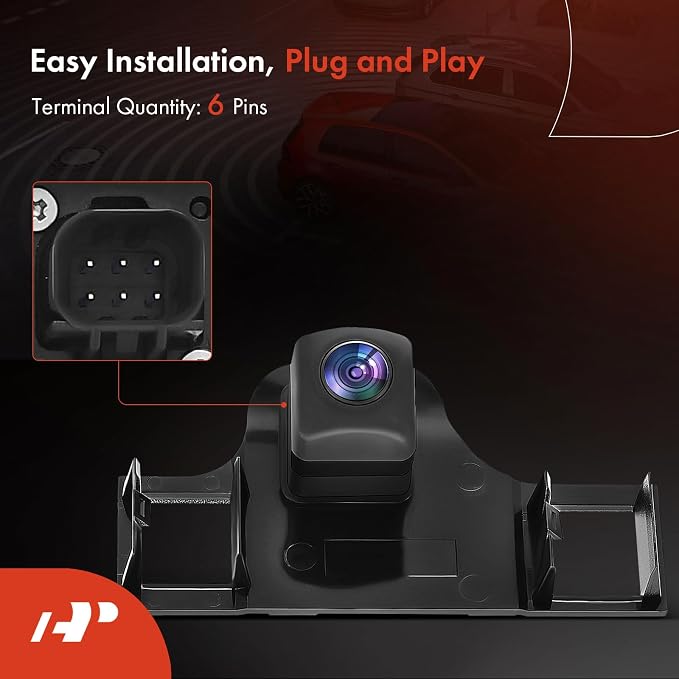A-Premium Rear View Backup Camera C.A.P.A. Compliant Compatible with Toyota | Parking Camera for Sienna 2015-2017 - Replace# TO1960156, 8679008010, 8679-008010