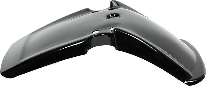 ALMULOO Front Fender Plastic ABS Black Compatible with 1983-1985 Honda ATC200X Three‑Wheeler