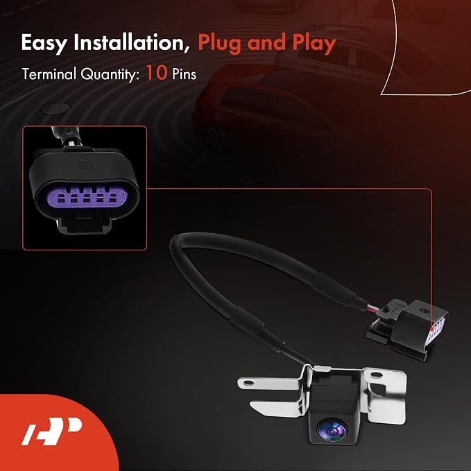 A-Premium Rear View Backup Camera Compatible with Hummer | Parking Camera for H3 2008 2009