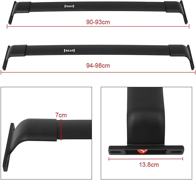 SCITOO Roof Rack Cross Bars Fit for Jeep Grand Cherokee L 2021 2022 2023,for Rooftop Cargo Carrier Bag Basket Luggage Kayak Canoe Bike Snowboard Skiboard