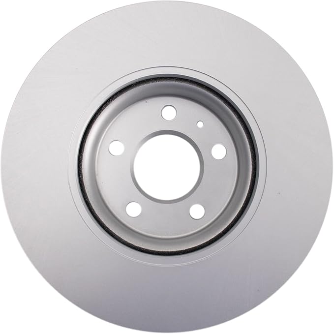 TRQ Front Brake Rotor Set Compatible with 2009-2018 Audi