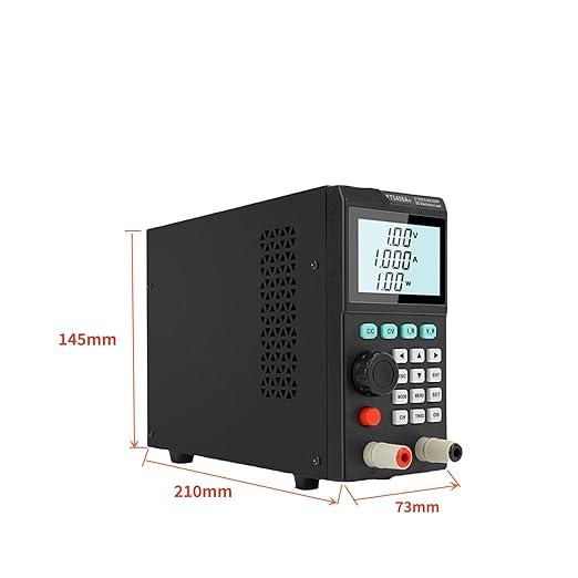 YERTAI Electronic Load Tester, ET5406A+ 200W Programmable DC Load Testers 20A 120V Battery Capacity Detector in Charger, Liner Power, Grey