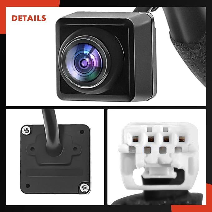 A-Premium Park Assist Camera Rear View Backup Reverse Camera Compatible with Select Nissan, Infiniti Models - 2016-2020 Pathfinder, 2016-2020 QX60 - Replace# 284423JA3C