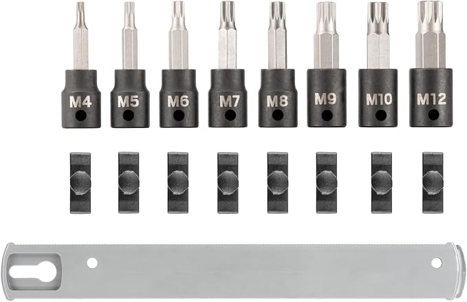TEKTON 3/8 Inch Drive Triple Square Impact Bit Socket Set | SIB91104