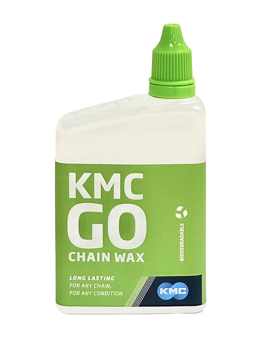 KMC GO Wax | Eco-Friendly Bicycle Chain Wax Lubricant for Smooth and Long-Lasting Performance | Easy Application | Ideal for Road, Mountain, and E-Bikes | 150ml
