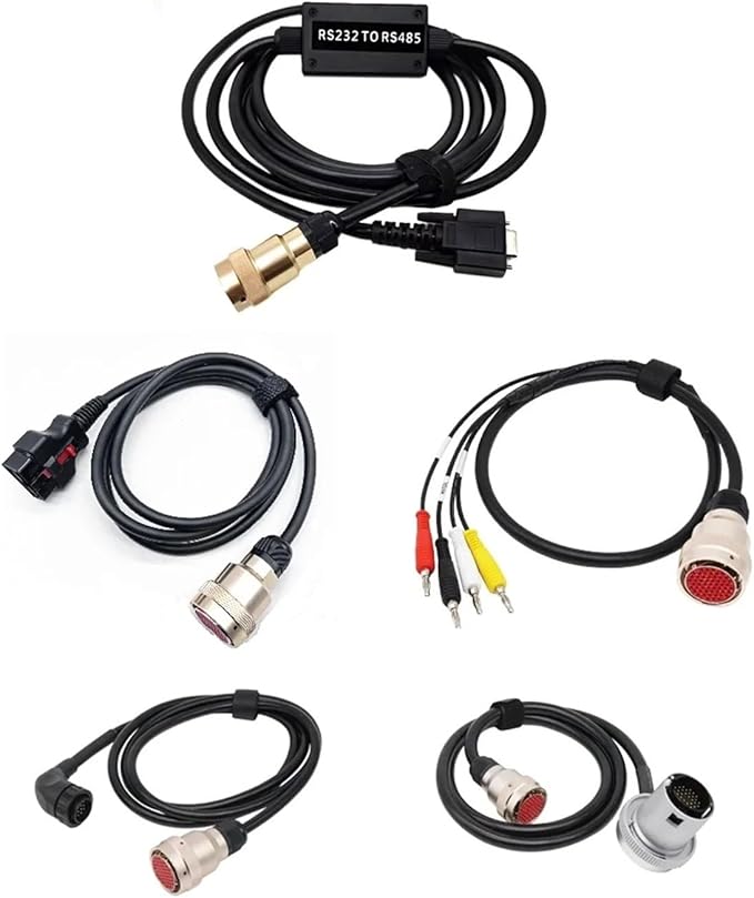 C3 OBD2 16Pin Cable RS232 to RS485 38PIN 14PIN 4PIN Adapter Compatible with Car Truck Diagnostic Connection(38pin Cable)