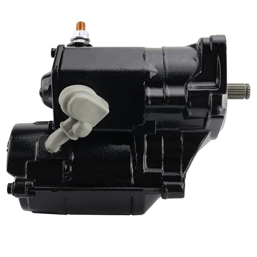Starter for Harley Davidson 1988-1993 FLHS Electra Glide/FLHTC Electra Glide Classic/FLSTC Heritage Softail Classic, 3155289 3155289A 3157089 3157089A 410-52170 SHD0005, Black