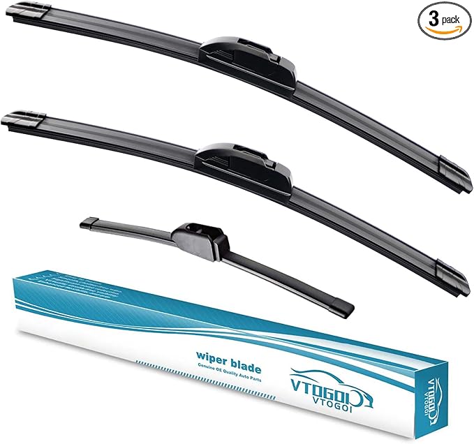 OEM Windshield Wiper Blades Replacement for Hyundai Elantra 2012-2016 Kia Forte Forte5 2014-2018, All Weather Original Factory Quality Front & Rear Wipers Set 28"+14"+13" (Pack of 3)