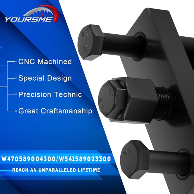 For Detroit Diesel DD13 DD15 Front & Rear Crankshaft Oil Seal Remover Installer Tool Master Kit Alternative to W470589004300 W541589023300 W541589003400