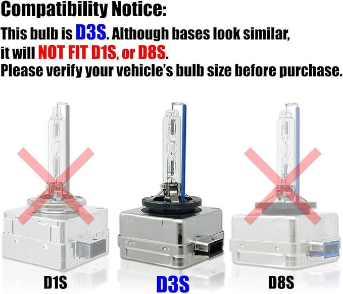 Osram Xenarc D3S Cool Blue 66340CB HID Xenon Headlight Bulbs 42V 35W 5500K Made in Germany | Pack of 2