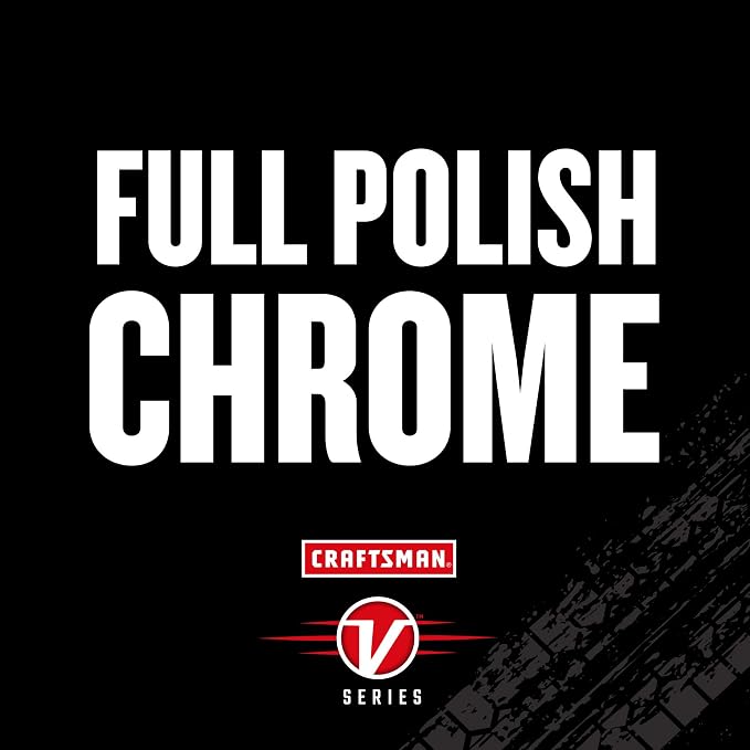 CRAFTSMAN V-SERIES Socket Set with 80-tooth Low Profile Ratchet, 38 Piece Shallow MM, 1/4 Inch Drive (CMMT45751V)