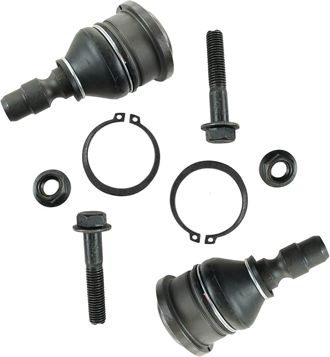 TRQ Front Upper Ball Joint Set Compatible with 1998-2011 Ford Ranger 2001-2009 Mazda B2300 1998-2001 B2500 1998-2007 B3000 1998-2000 B4000