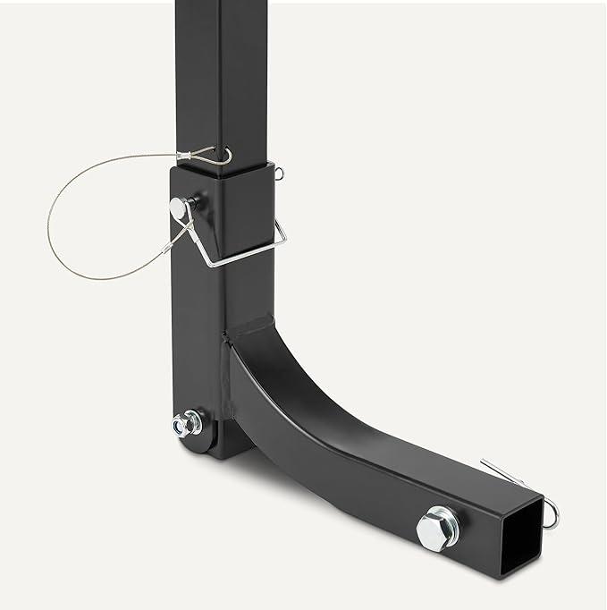 Amazon Basics 4-Bike Hitch Rack with 2" Hitch for Car, SUV and Truck, Heavy-Duty Steel Frame, Foldable, Anti-Rattle Stability, 132-Pound Capacity