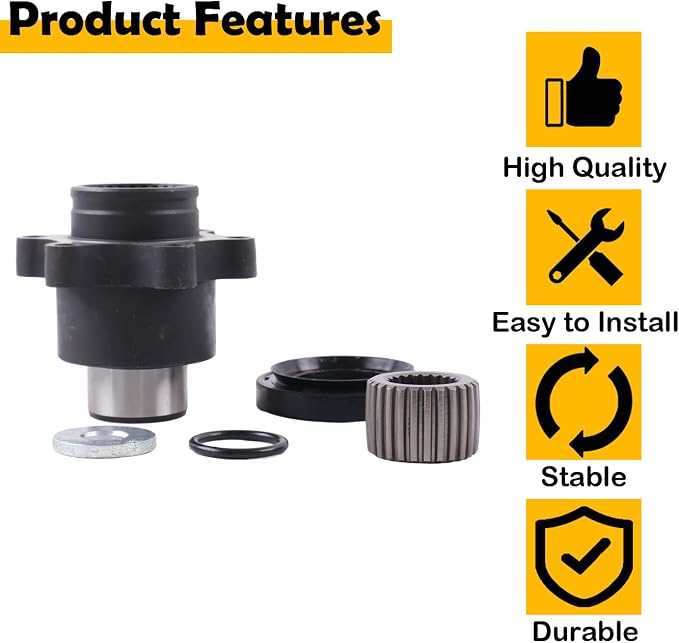 27252-115000-0000 Rear Drive Shaft Boss Kit w/Oil Seal & O-Ring Compatible with Hisun 400 500 700 UTV ATV Sector Vector Coleman Massimo Axis Cub Cadet Bennche