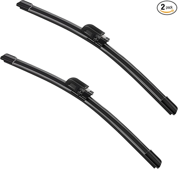 2 Factory Wiper Blades Replacement for 2003 2004 2005 2006 2007 2008 Benz C CLK Class 2002-2006 2007 2008 2009 A8 S8 Original Equipment Replacement Wiper Blade Set- 22"+22" (Set of 2) Top Lock