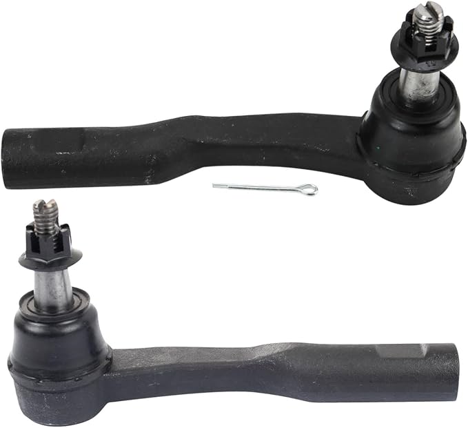 TRQ Outer Driver and Passenger Side Tie Rod Set 2 Piece Compatible with 13-14 Chevrolet Malibu Ride and Handling Suspension 2015 Malibu 16, Limited Ride and Handling Suspension