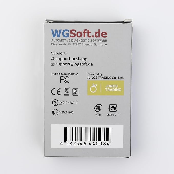 UniCarScan UCSI-2100 OBD2 Bluetooth 4.0 Scanner for BimmerCode & MotoScan, Works with iOS, Android & Windows