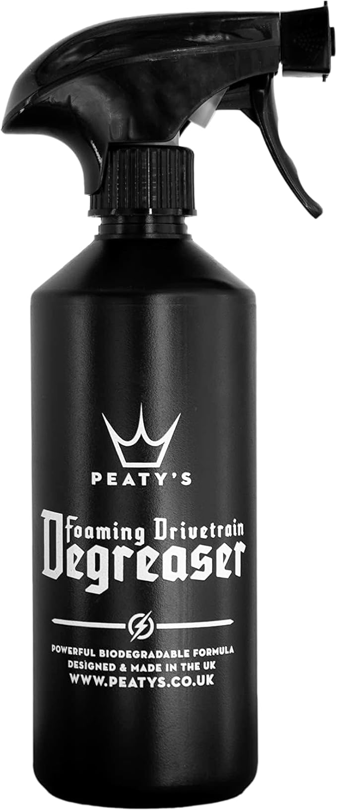 Peaty's Foaming Drivetrain Degreaser- High Strength Biodegradable Bicycle Cassette and Chain Cleaner, 500ml / 16.9 oz