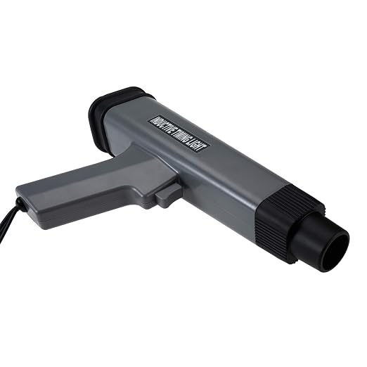 Inductive Engine Timing Light, Digital Ignition 12V Light Gun Spark Checker with Advance Probe, Xenon Inductive with RPM Readout for Gasoline Car Motorcycle Marine