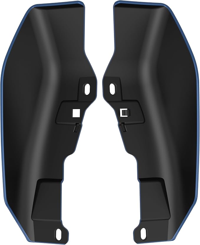 Color - Matched Mid Frame Air Deflectors Heat Shield, Perfectly Fit for Harley Touring Models 2009-2026 Legend Blue