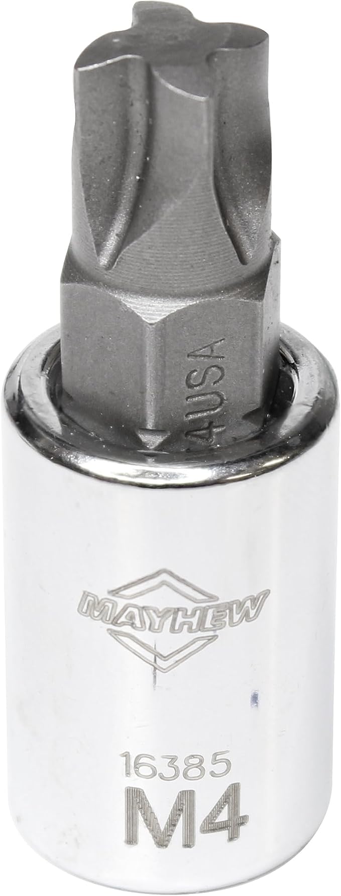 Mayhew Tools 16028 Mortorq Insert Socket Bit Set, Chrome, 6-Piece