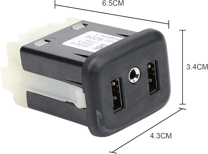 13519224 USB Port, AUX Interface Jack Compatible with New Cruze Equinox Camaro New Lacrosse Verano Envision GL8S Velite5 Enclave