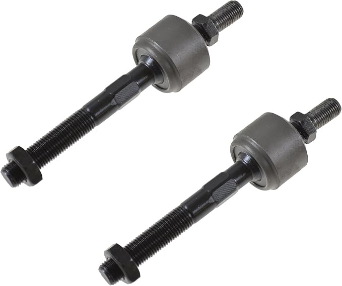 TRQ Front Inner Tie Rod Driver and Passenger Side Compatible with 1990-1993 Honda Accord
