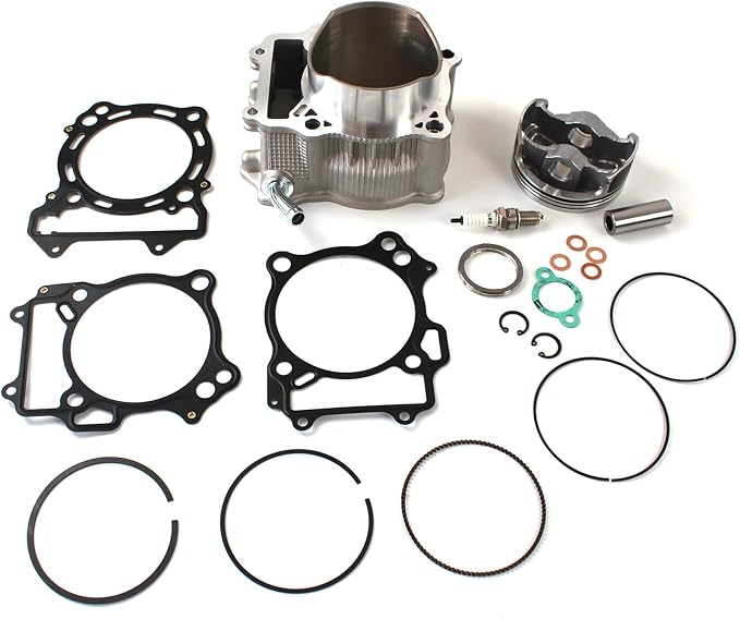 Cylinder Piston Gaskets Top End Rebuild Kit Fits for 2003-2014 Suzuki LTZ400 LTZ 400, DR-Z400 2000-2015, for Kawasaki KFX400 2003-2006 Motorcycle Engine Aftermarket Part