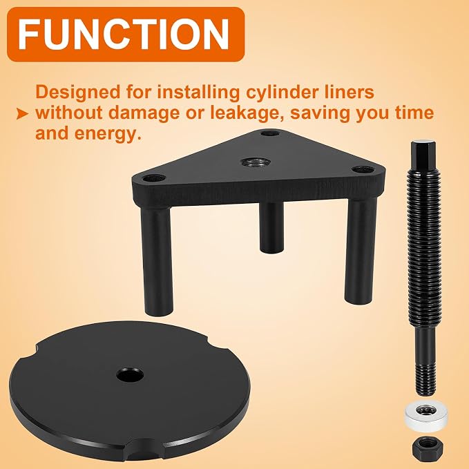 J-35597-A Cylinder Liner Installer Tool Fit for Detroit Diesel 60 Series Engines DD60 Tool, Replace for 5874