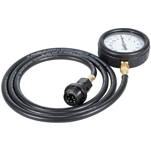 TU-32-6 Diesel Fuel Pressure Tester Kit with Test Gauge and 6Ft Hose Fit for GM 6.6L Duramax Engines