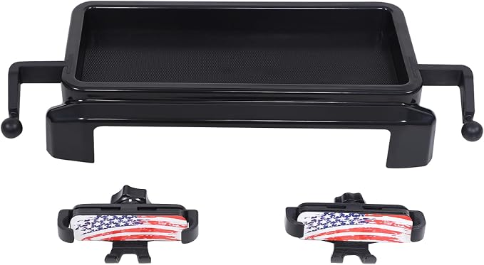 Car Center Console Dash Storage Tray With Phone Holder Compatible with Toyota Tacoma 2026 2025 2024, Dashboard Organizer Tray Mobile Phone Mount Storage Box Insert Accessories, Only Fit 8-inch Screen