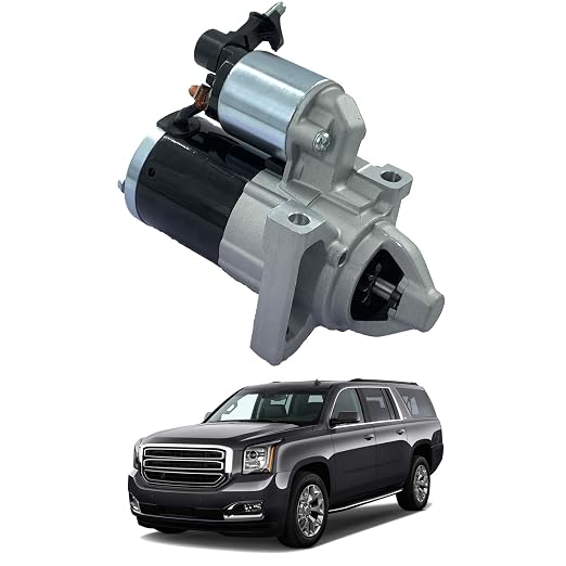 Starter Motor 12736813 Compatible with Chevry Silverado& GMC Sierra 2014-2019, Chevry Suburban& Tahoe& GMC Yukon 2015-2020