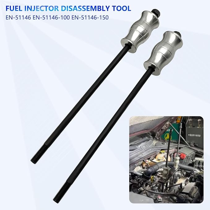 EN-51146 Fuel Injector Disassembly Tool, Rail Assembly Replacer Master Tool Kit for GM Opel, Buick, Vauxhall & MG 1.0L 1.4L 1.5T LFVI 1.5 LG3 1.6L Engines - EN-51146-100 EN-51146-150