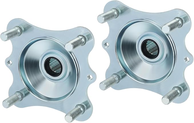 Front Wheel Hub 2 Set for Honda FourTrax 300 1988-2000 Rancher 350 2000-2006 Foreman 400 Rancher 400 Foreman 450 (Only for 4x4 edition)