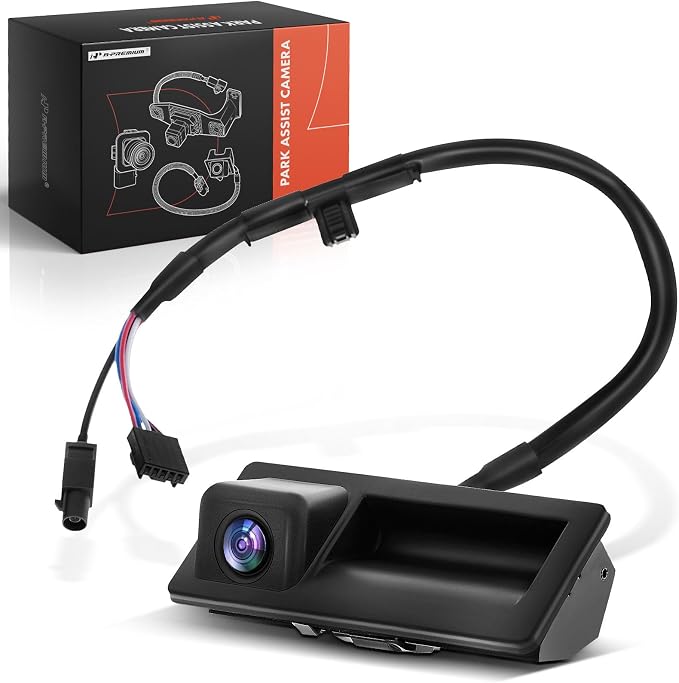 A-Premium Rear View Backup Camera Compatible with Volkswagen | Parking Camera for 2017 2018 2019 Passat - Replace# 561827566D9B9